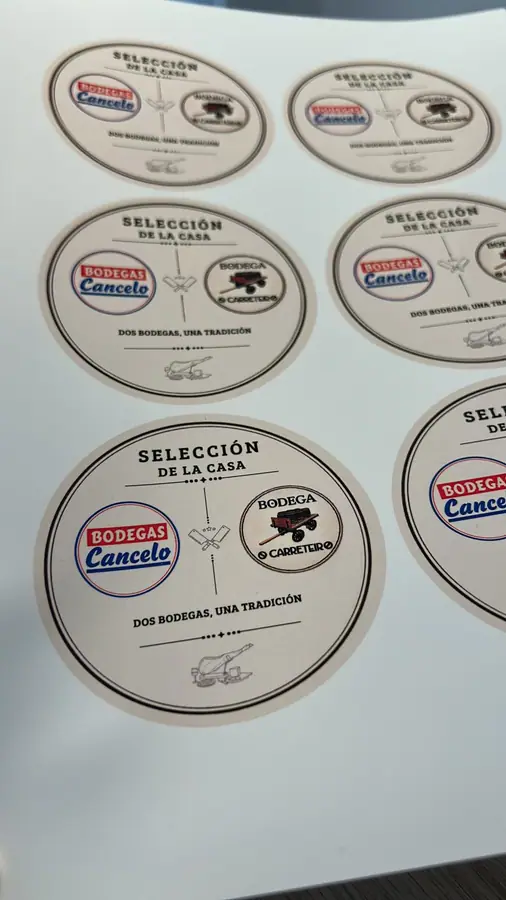 Stickers para Bodegas Cancelo · O Carreteiro
