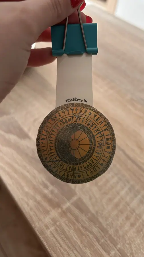 Marcapáginas imantado Indiana Jones — disco